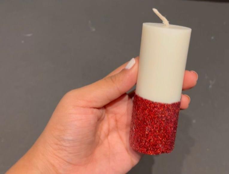 How To Make Beautiful Glitter Candles - Arali Workshops